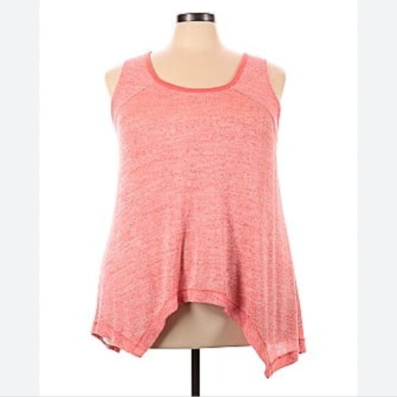 Just Be... NWT coral shark bite swing tank top,, active wear tank, 2X - Picture 3 of 7